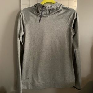 Gray Nike performance sweatshirt